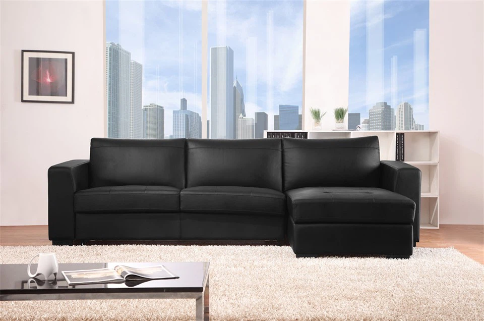 مبل تخت خواب شو چرم سایز کامل